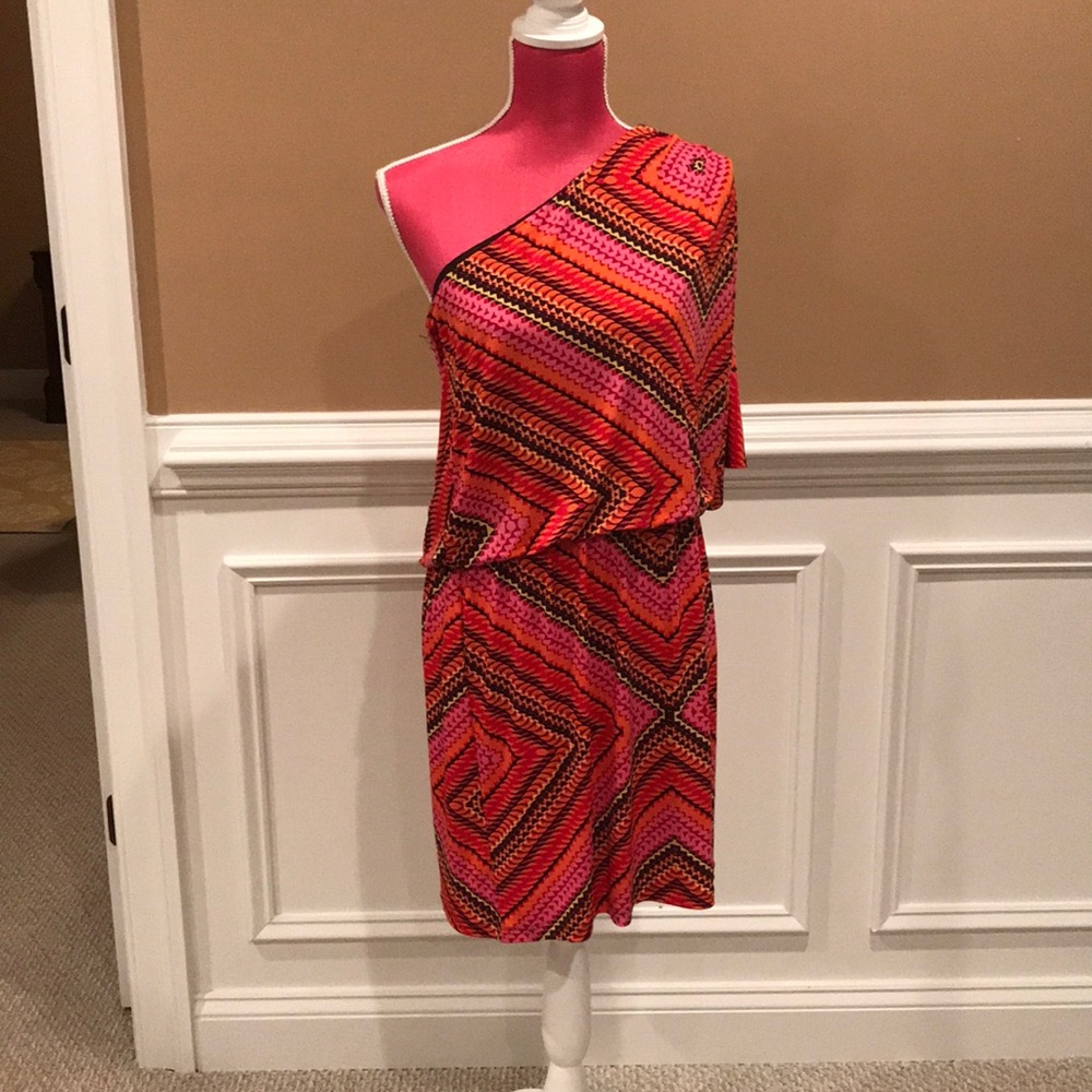 Off the shoulder one sided dress